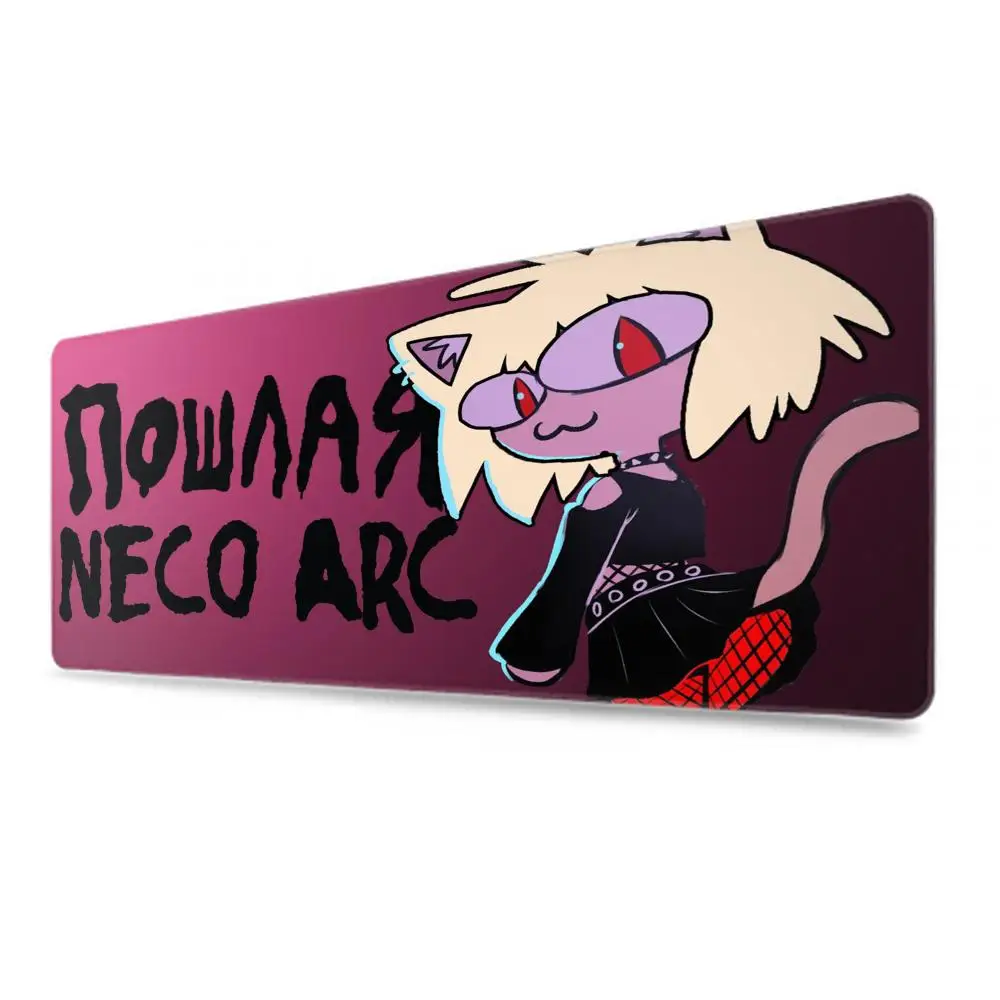 Neco-arc Gamer Cabinet Mouse Pad Anime Gaming Accessories Rubber Keyboard Office Tables Computer Desk Mat Carpet Mousepad