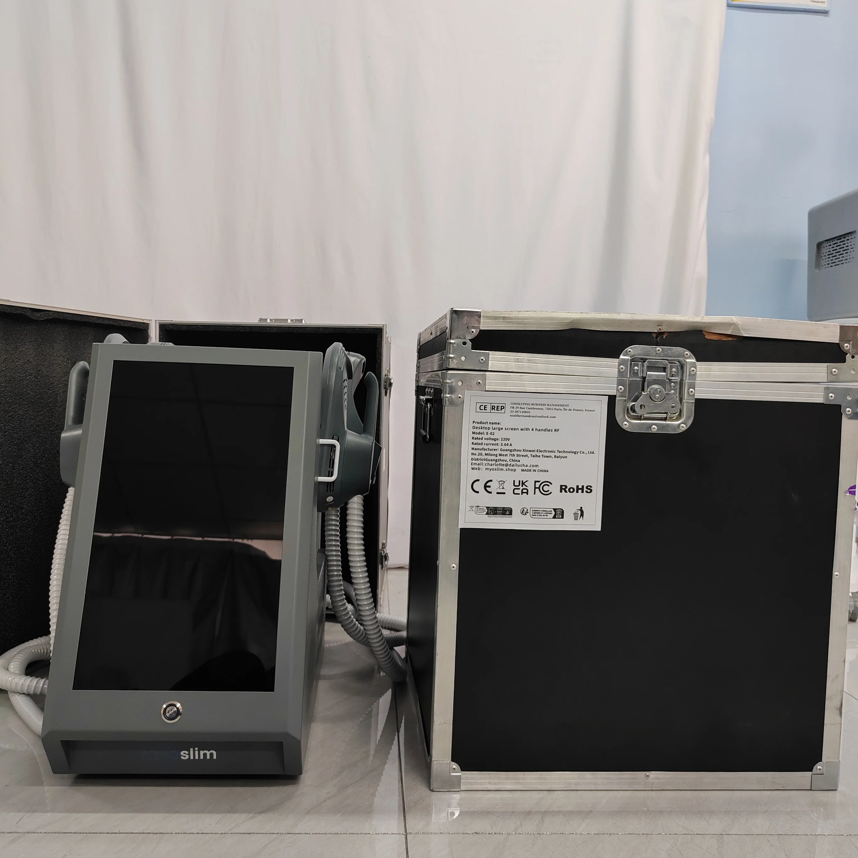 MYOslim NEO المهنية 6500 واط HI-EMT EMS RF نوفا آلة نحت الجسم بناء العضلات معدات حرق الدهون EMS #1