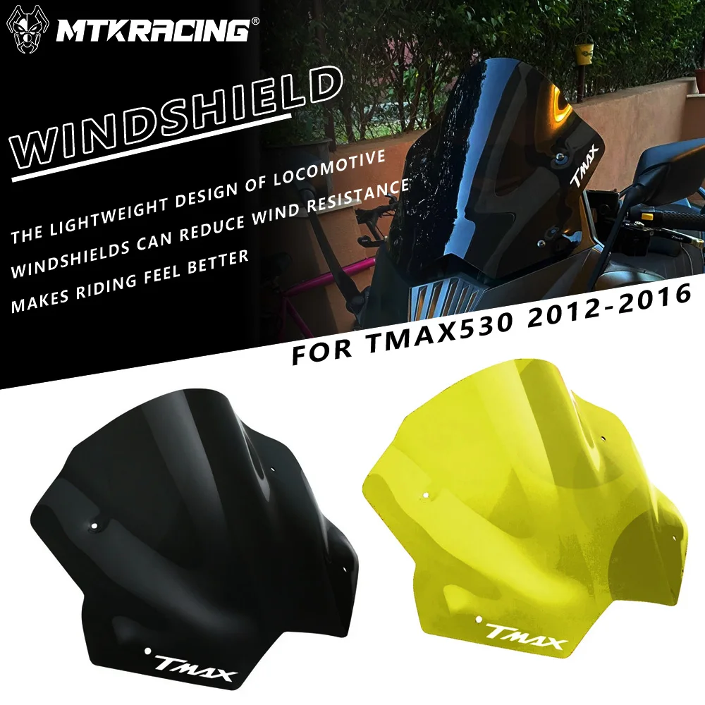 

Лобовое стекло MTKRACING для YAMAHA TMAX530 T-MAX530 Tmax530 2012-2016 лобовое стекло для мотоцикла