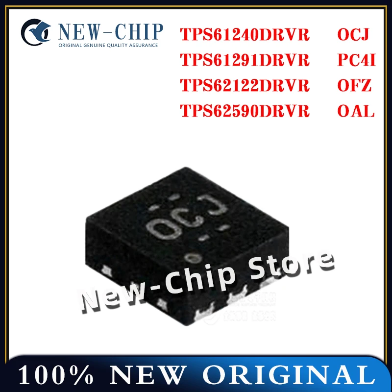 

5 шт. TPS61240DRVR OCJ TPS61291DRVR PC4I TPS62122DRVR OFZ TPS62590DRVR OAL QFN-6 WSON-6 НОВЫЙ ОРИГИНАЛ