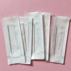 1 Bag 100pcs 1R/3R/5R/5F/7F Sterilized Eyebrow Tattoo Needle Makeup Tattoo Needles for Giant Sun G-8650 Tattoo Machine 0.4x50mm