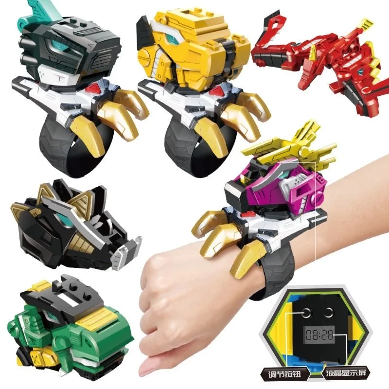 Miniforce X Orologio Giocattolo Super Dinosauro Potenza Mecha Deformazione Robot Giocattolo preferito Regalo di bambini Mini Servizi segreti Decorazione mobile