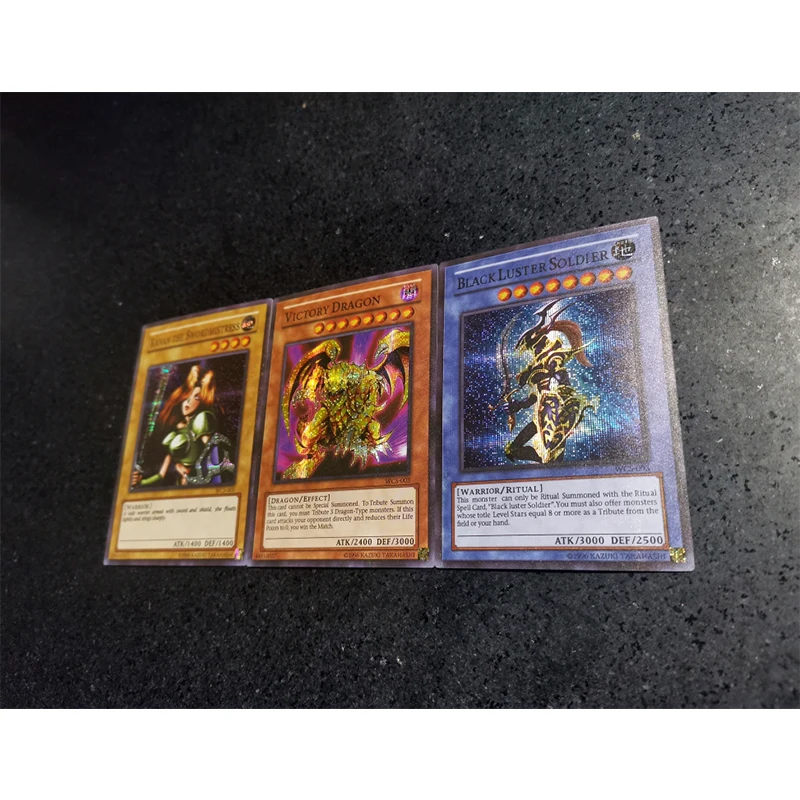 Yu-Gi-Oh! Kanan The Swordmistress DIY Homemade Collection Card Christmas Birthday Gift Bronzing Game Toys Flash Card