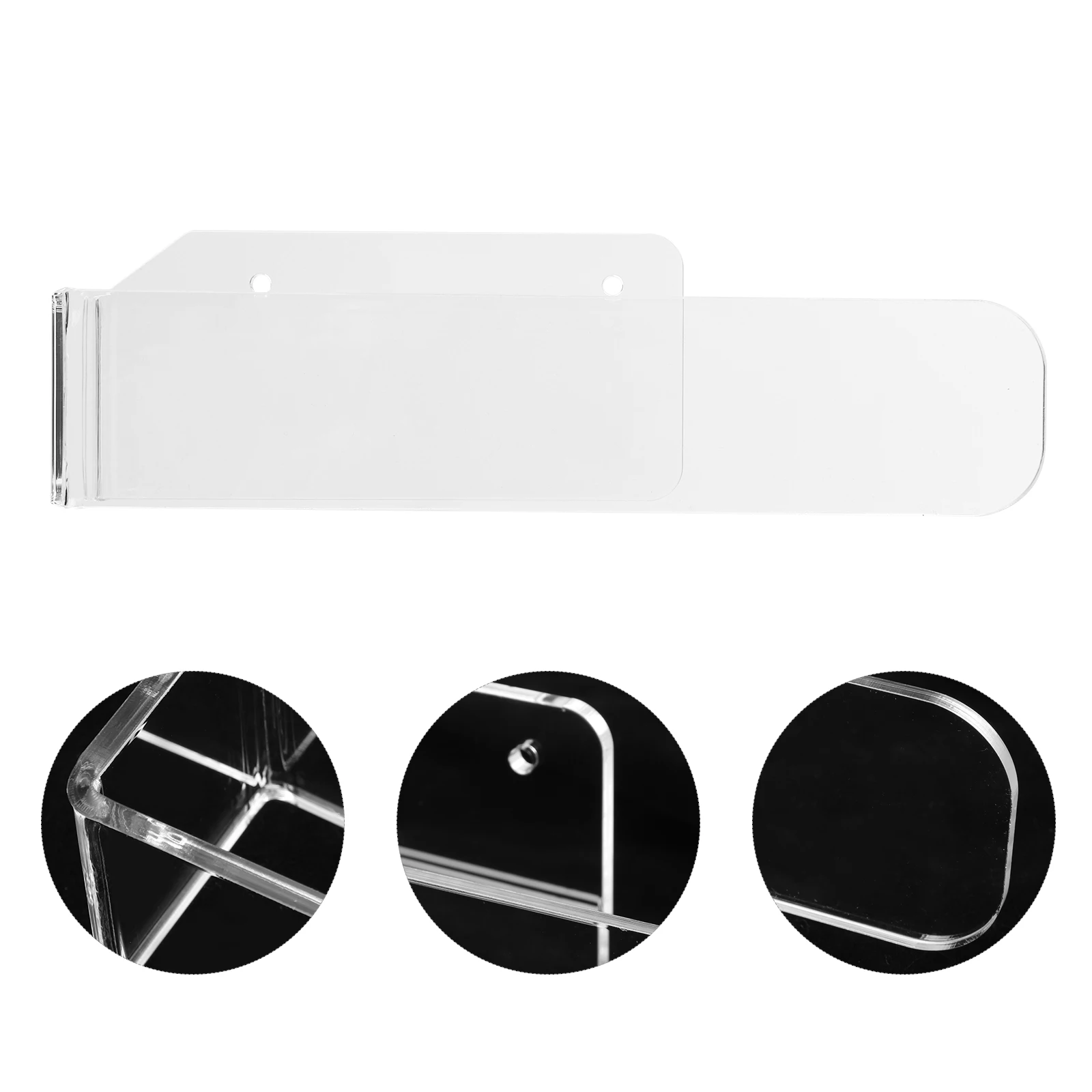 

Acrylic Towel Mount Holder Storage Punch Free Strong Adhesive Smooth Surface Ceramic Tile Glass Marble Kitchen