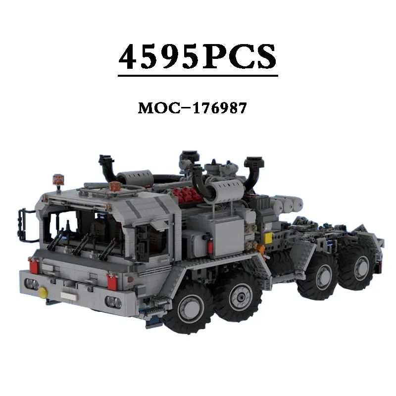 

Building Blocks MOC-176987 Truck Heavy Tractor Civilian Edition Tractor Building Block Toys 4512PCS Kids Birthday Toy Gift