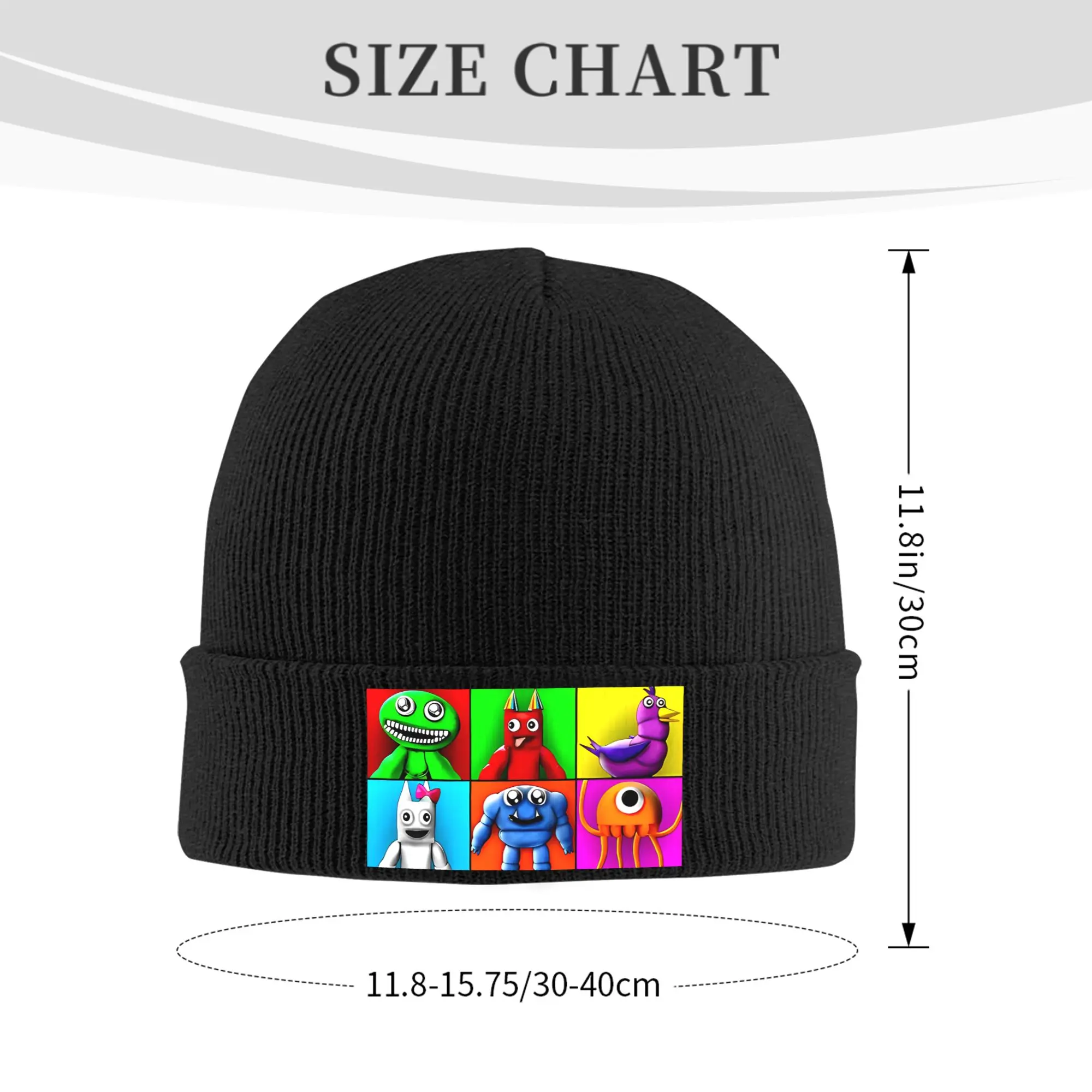 Gartens Banbans Horror Game Knitted Hat Beanie Winter Hats Warm Acrylic  Street  Cap Men Women Gift,