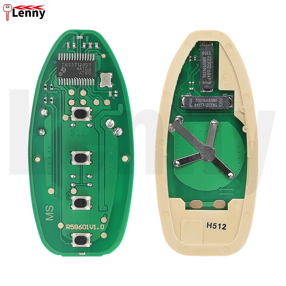 Lenny FCC:CWTWB1U735/729 315MHz46chip car smart remote key for Nissan Armada Tiida Qashqai Altima Maxima Sentra Teana Xtrail key