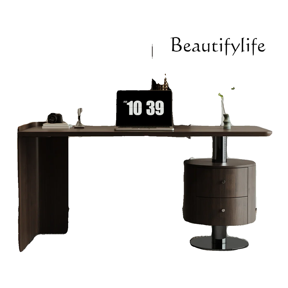 

Q Italian modern high-end solid wood desk home living room study design office study computer desk