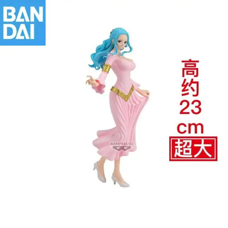 In Voorraad Bandai Namco Banpresto Een Stuk 25th Glitter Glamours Nefeltari D Vivi Anime Figuur 23 cm PVC Collectible Model speelgoed Gif