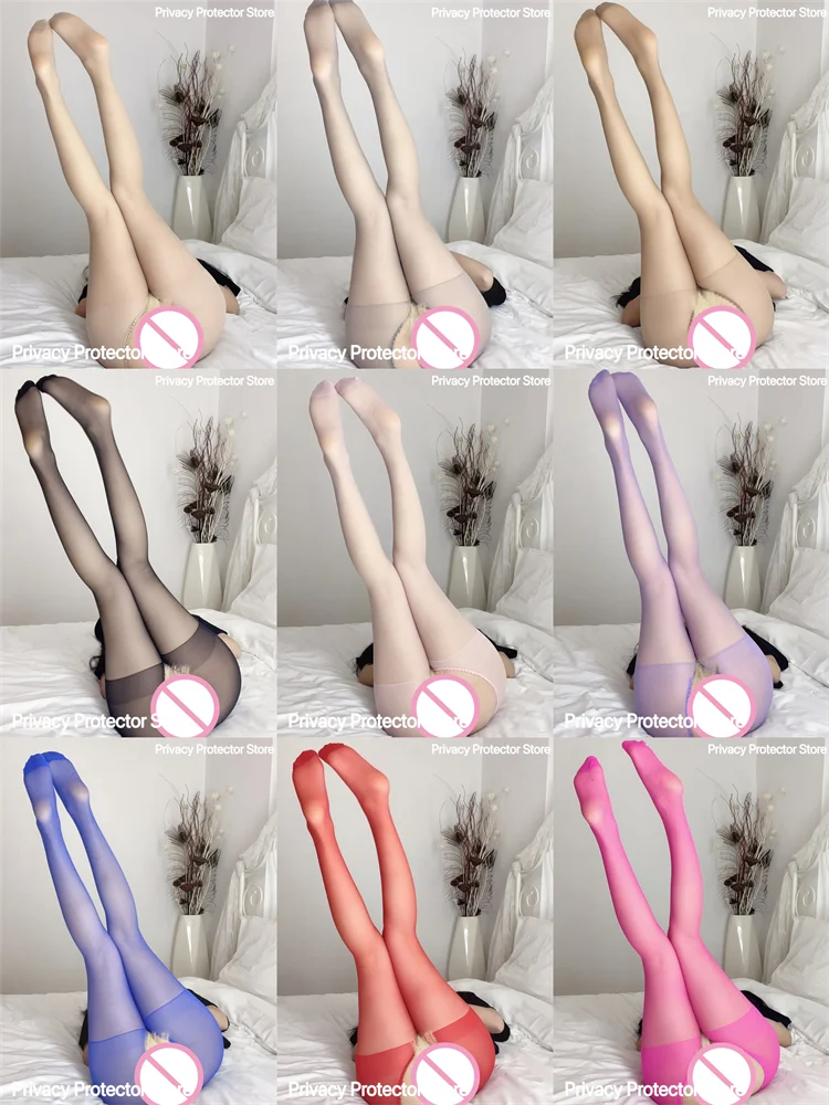 11 Colors Open Crotch Stockings Transparent Suspender Pantyhose Tights Stockings Sexy Lady Elastic Pantyhose Cutout Stockings XL