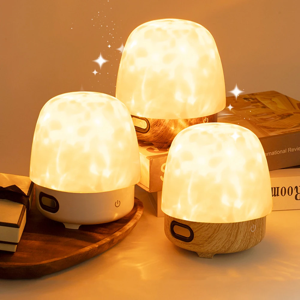 Ocean Wave Aurora Projector Light 16 Colors Ambient Night Light Remote Control Wireless Bluetooth Speaker Birthday Gift Room Dec