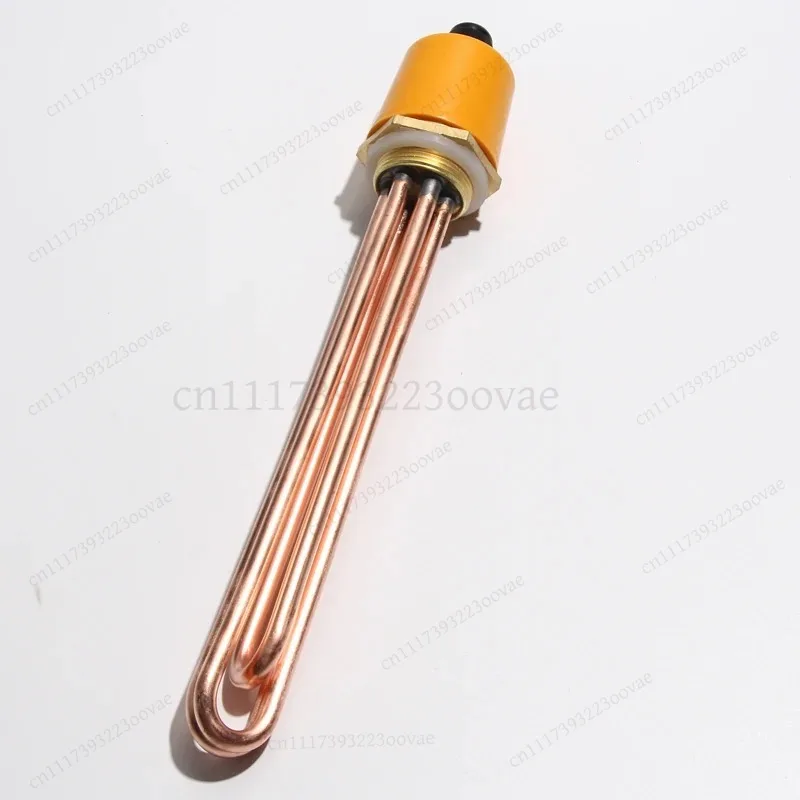 LK_DN40/DN50 Copper Immersion Water Heater Element 3‑12KW 220V/380V Tubular Heating Rod For Boiler Tank Replacement Accessory