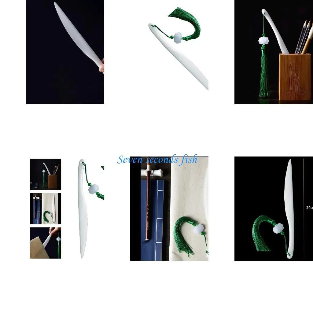 

L74B Xuan Paper Cutter Comfortable Grip Resin Paper Cutting Tool For Xuan Paper Rice Paper and Chinese Inks Painting Paper