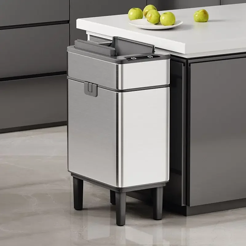 Deodorant Smart Mülleimer hochwertiger Edelstahl Mülleimer Haushalt Wohnzimmer Küche große Kapazität