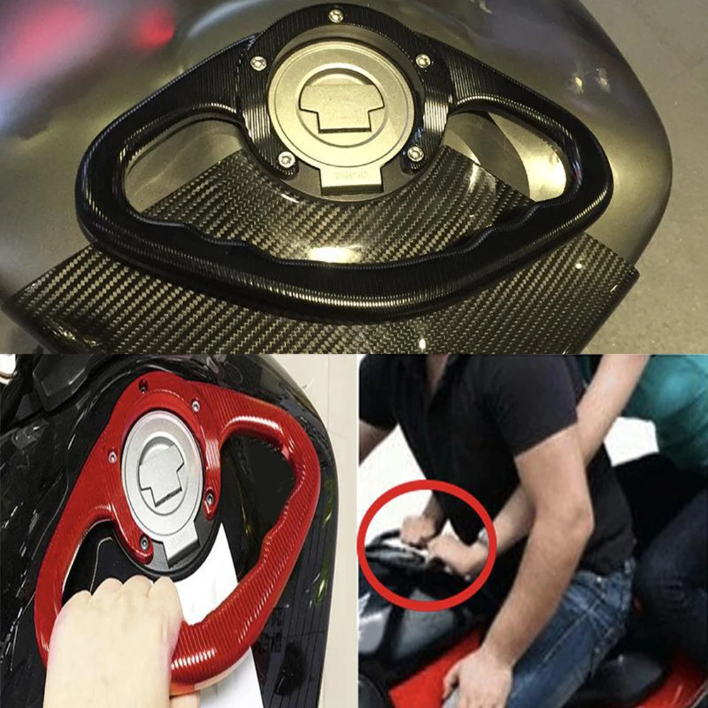

Fuel Tank Handle Grab Bar for Motorcycle Rear Passenger Made of CNC Aluminum Alloy for YZF600 Assures Passenger Stability