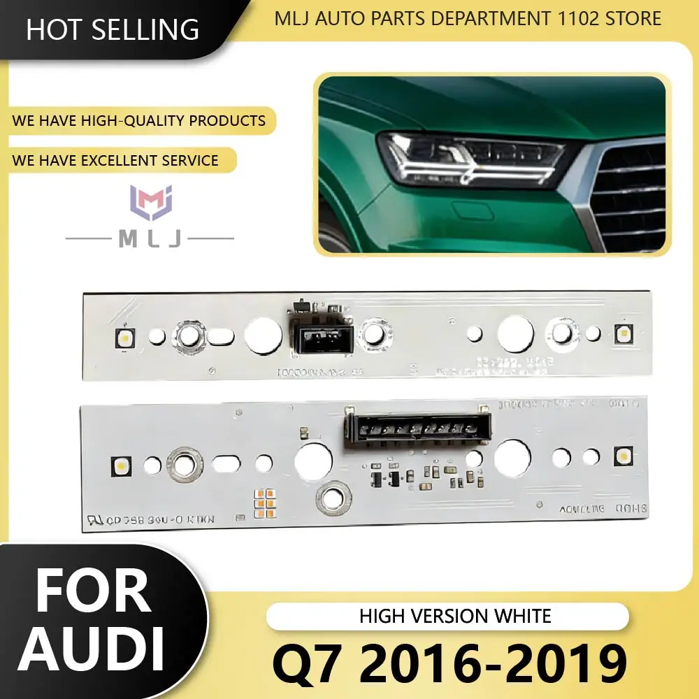New Daylight LED DRL Boards  For Audi Q7 2017-2019 LED Headlight Turn Siginal 10000047480-04 1000004945004 4M0941773B