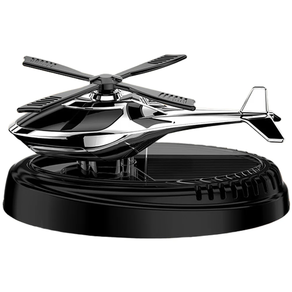 Car Air Freshener Solar Powered Rotating Airplane Aromatherapy Diffuser with Ventilation Holes for Optimal Scent Spread