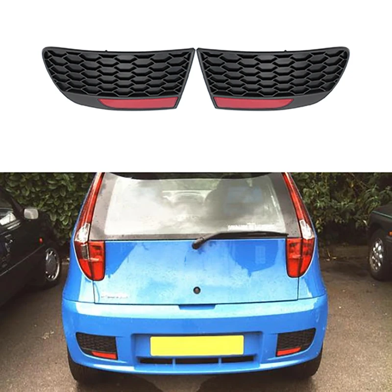 Replacemet Bumper Tail Reflector Rear Fog Light Lamp Cover Trim Insert Garnish for Fiat Mk2B Punto 735362675 Right