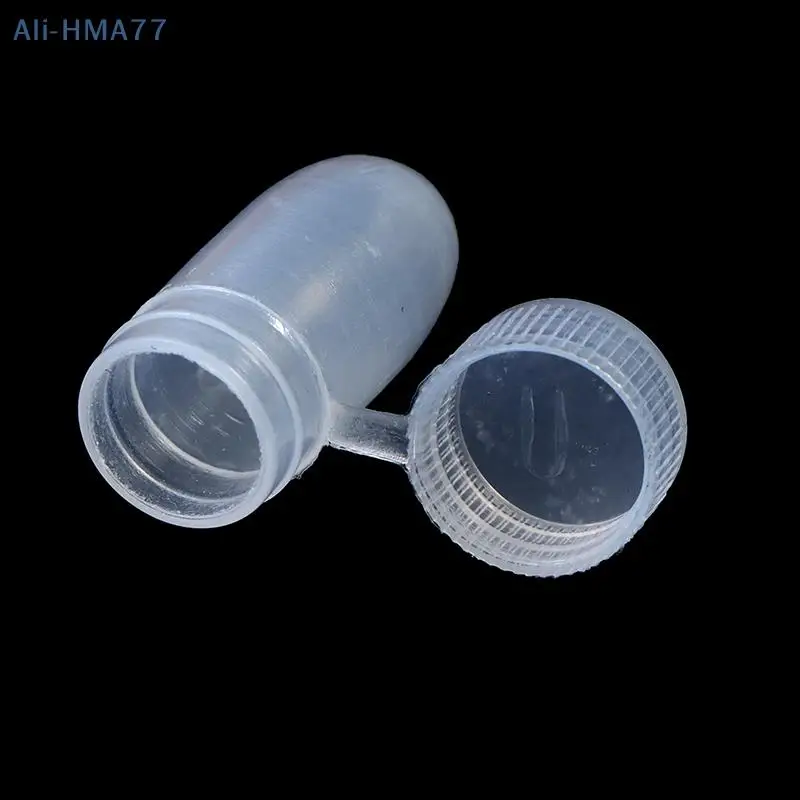 100 Pieces Plastic Portable Flip Lid Transparent Capsule Storage Containers Empty Pill Box Suit For Home Or Travel Contain