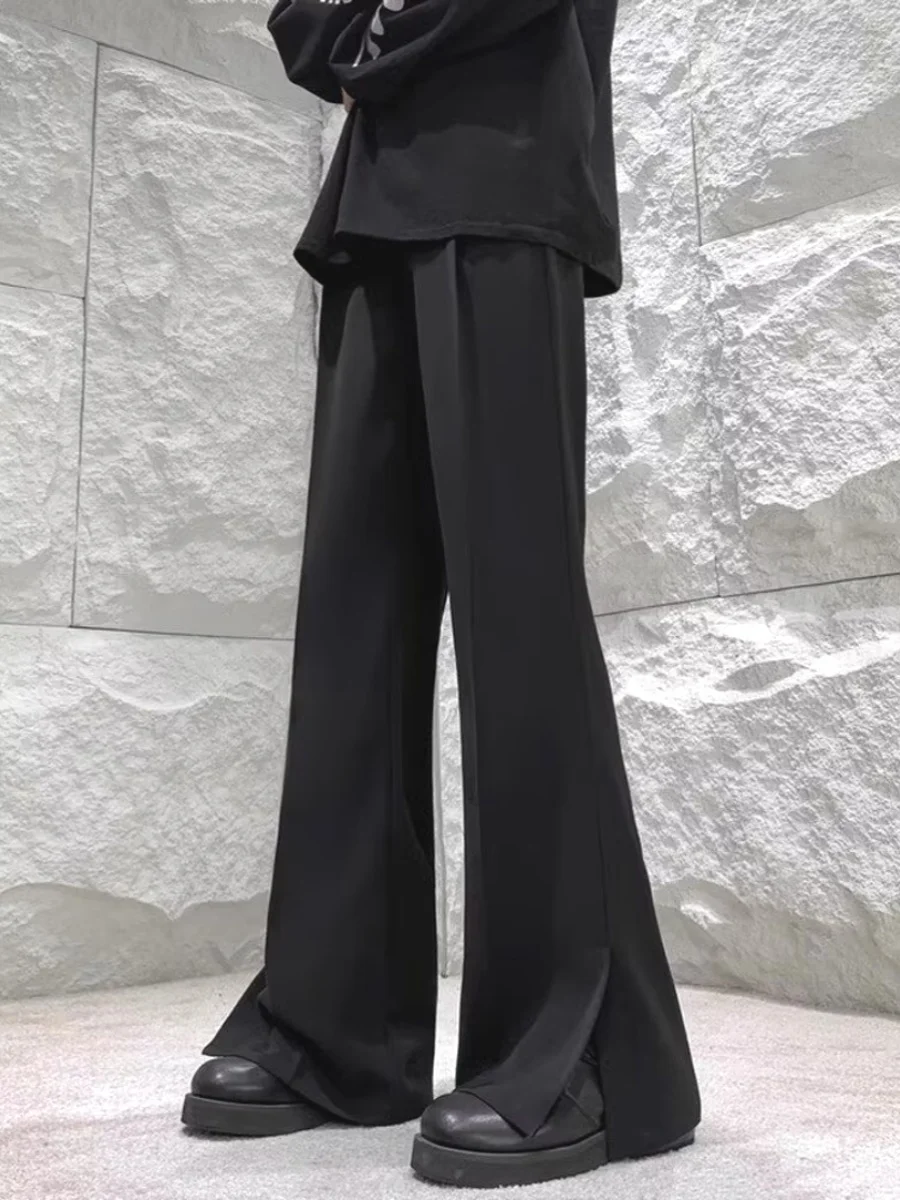 

Cleanfit American Sle Micro Flared Men's Suit Pants Casual Long Trousers No Ironing Required Faionable Trendy Youthwear