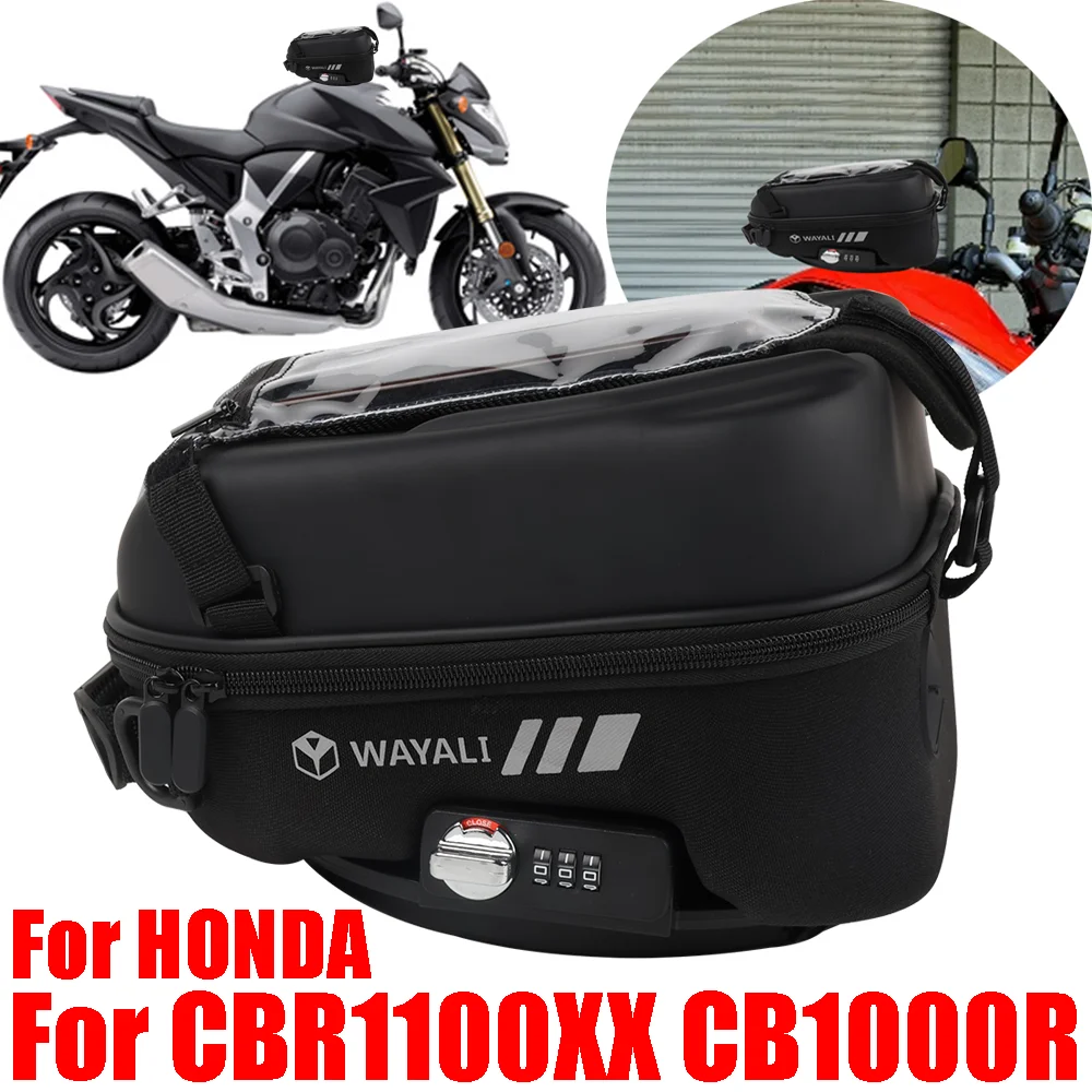 

For Honda CBR1100XX CB1000R CB 1000 R 1000R CBR 1100 XX 1100XX Accessories Tank Bag Storage Luggage Tanklock GPS Navigation Bags