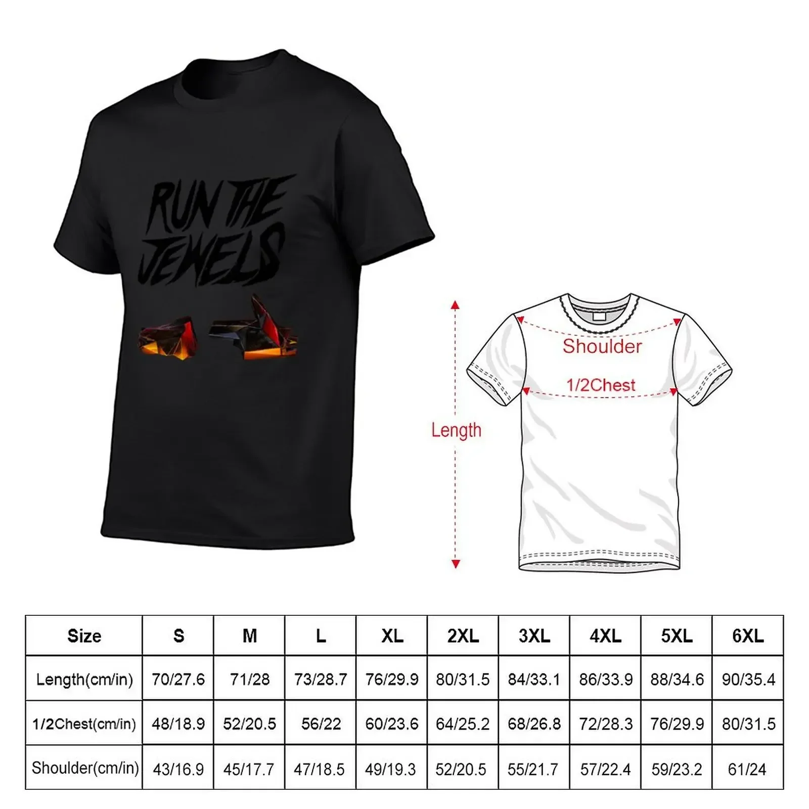 run the jewels hiphop rap music T-Shirt aesthetic clothes man clothes custom shirt workout shirts for men