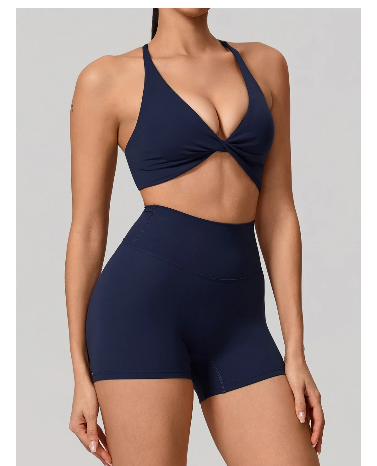 Hearuisavy Sommer Sexy Gym-Top für Damen, Lauf-BH mit Rückenkreuzung, Yoga-BH, Sport-BH, atmungsaktive Push-Up-Unterwäsche, Fitness-Workout-Top – Detail 38