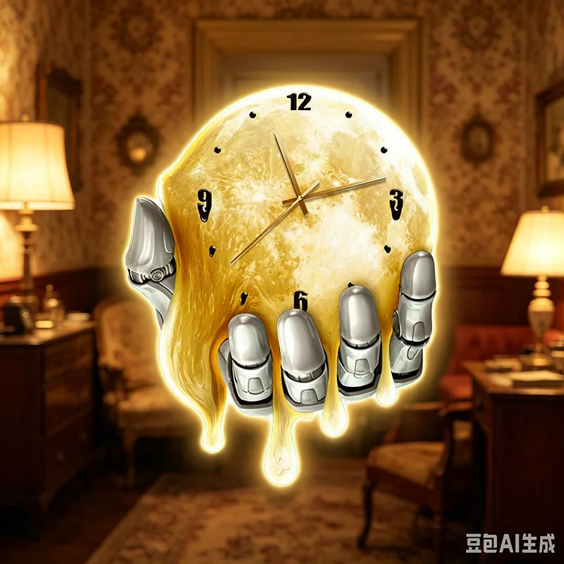 Modern Designer Clock Wall Luxury Art Mural Cartoon Silent Creative Safe Wall Watch Unique Orologio Da Parete Unique Furniture