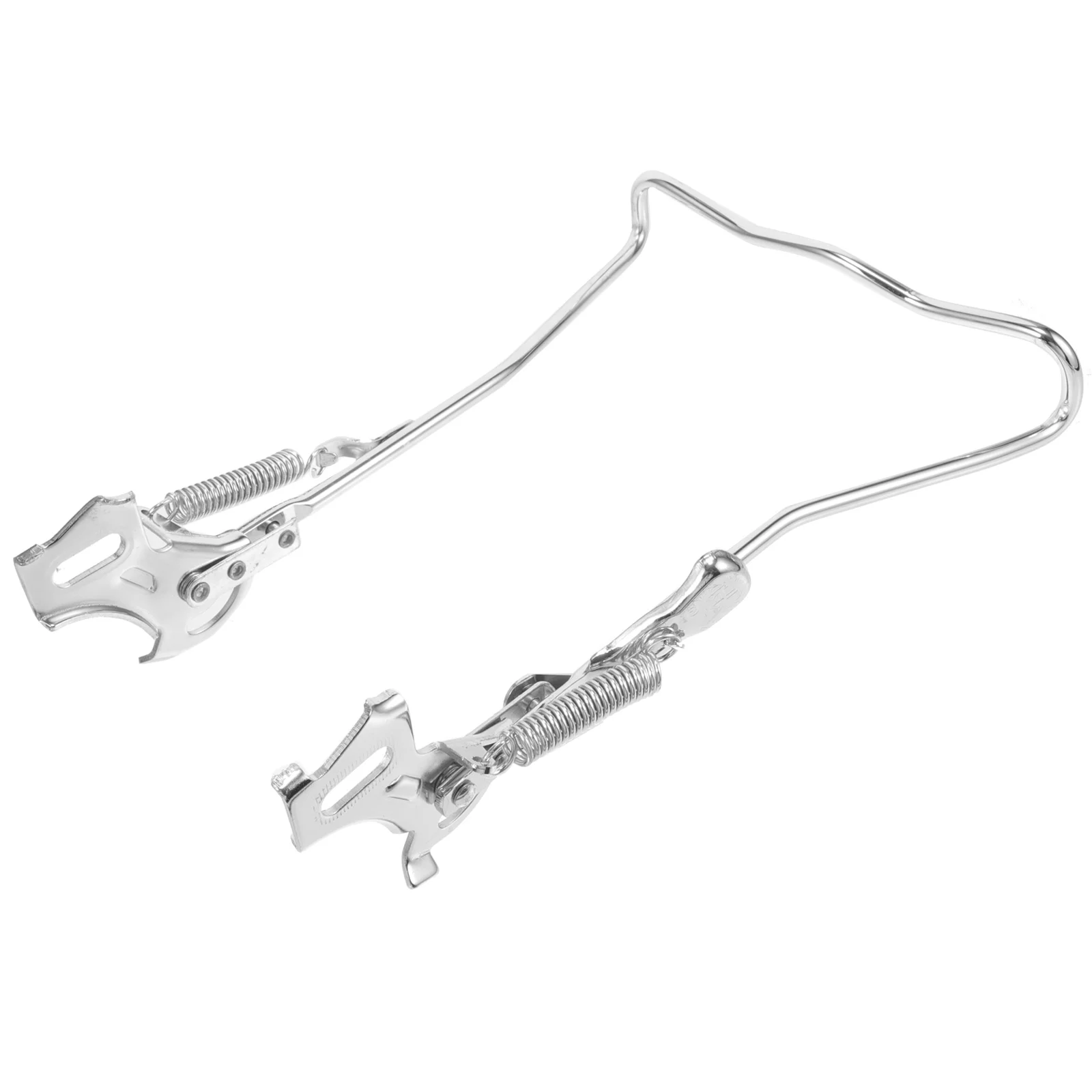 

Bicycle Double Legs Kickstand 24 Inch Silver Wear Resistant Non Slip Feet Adjustable Size Mountain Bike Stand Replacement