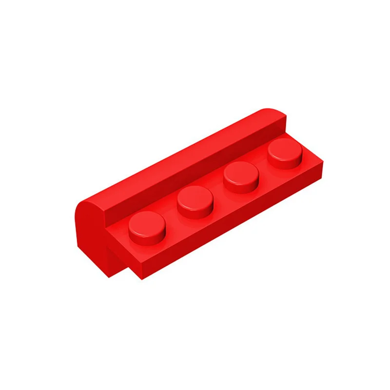 50 Stück 6081 Schräges gebogenes Baustein-Set 2 x 4 x 1 1/3 mit gebogener Oberseite, kompatibles Zubehör für DIY MOC High-Tech – Detail 1