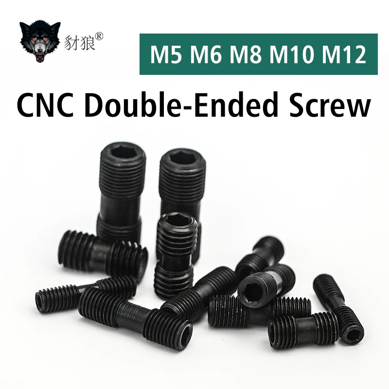 

Grade12.9 CNC Insert Torx Screw M5M6M8M10 Black Stainless Steel Conversion Double Head Transfer Screws Male to Male Bolts Car