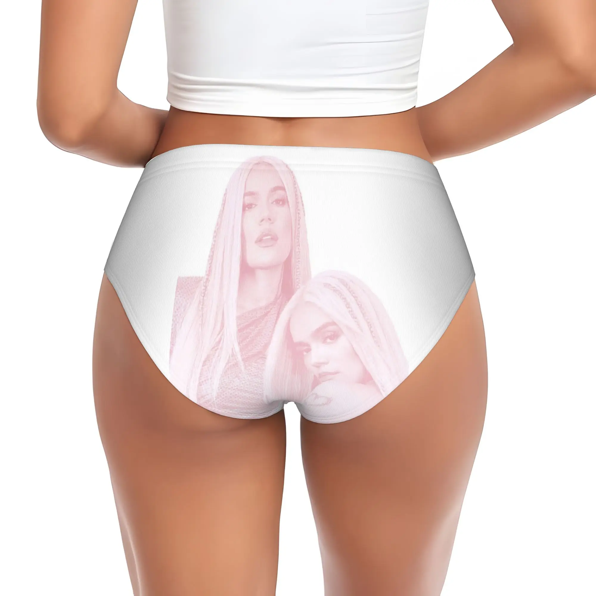 Custom Singer Karol G Briefs Underwear Womens Breathable Stretch  Panties