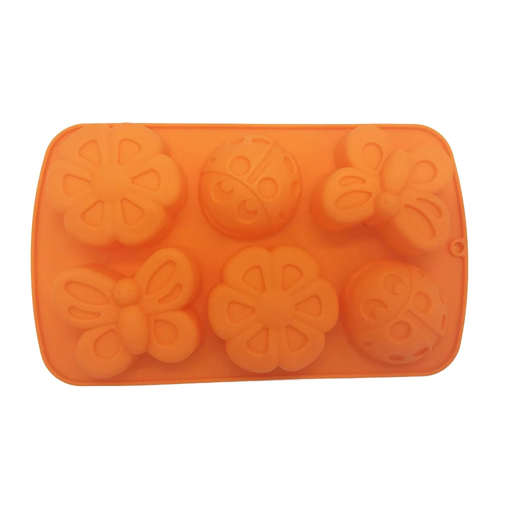 

Molds Nonstick Flower Silicone Candy Chocolates Moulds DIY Soap for Home Kitchen(Random Color) Silicone Candy Moulds