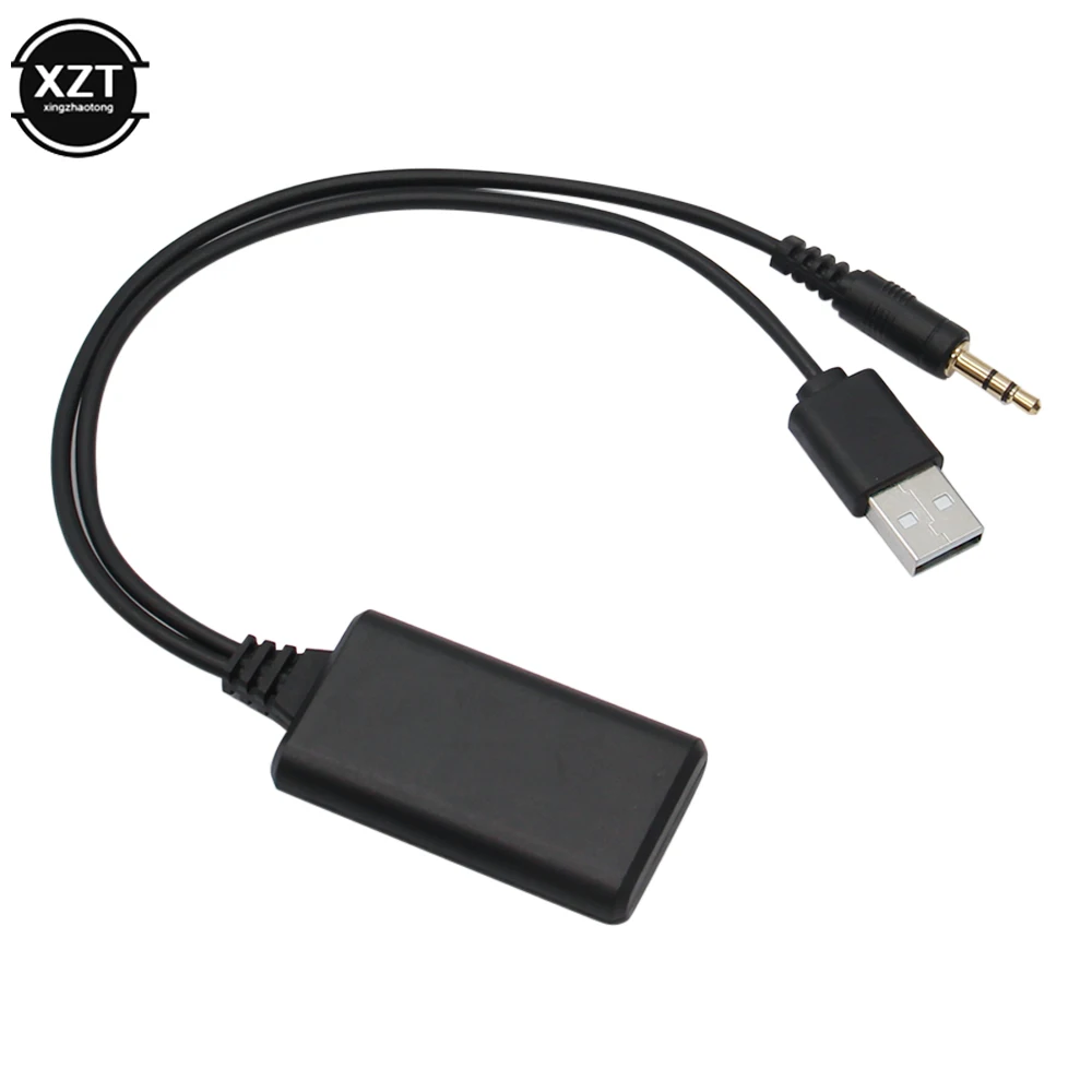 Adaptador de áudio para BMW, Aux-In, cabo AUX, Bluetooth 5.0, receptor de áudio, USB, 3.5mm Jack, BMW E90, E91, E92, E93