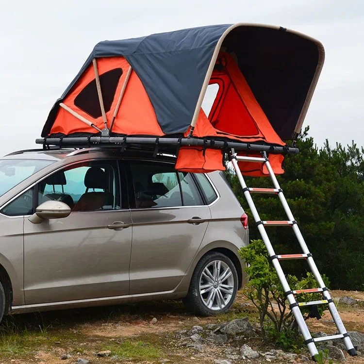 Customized 4x4 Camping Tent Roof Vehicle 4 Person SUV Car Soft Shell Roof Top Tent for Sale