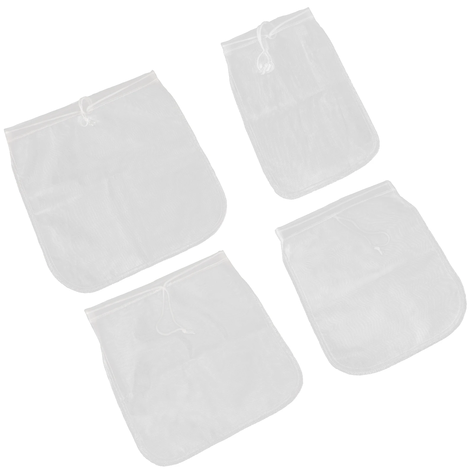 

4 Pcs Milk Filter Bag Strainer Bags Yogurt Grid Food Safe Juice Reusable Soy Baby
