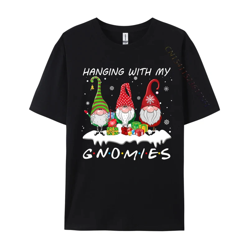 

Hanging With My Gnomies Gnome Christmas Xmas Pajamas Pj T-Shirts Birthday Fitness Tops Shirts Funky Cotton Boy