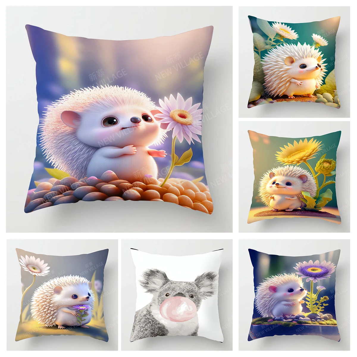 Home living room natural and Animal Styles decoration cushion cover home  throw pillow covers45*45 pillowcase40x40cm 50x50 45x45