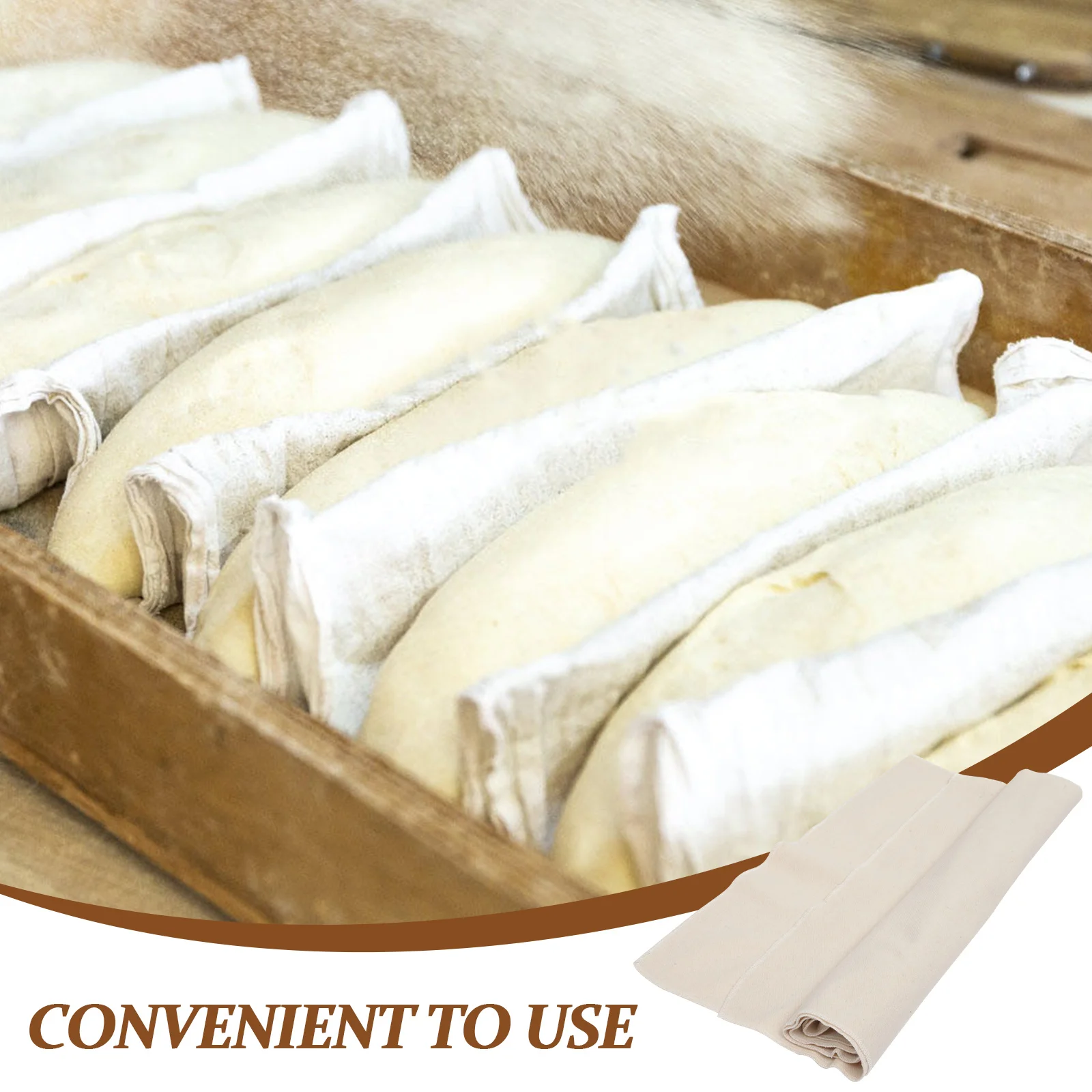 

Thick Fermented Cloth Large Baking Tool For Bread Dough Liner Basket Cover Practical Kitchen Baking Accessories