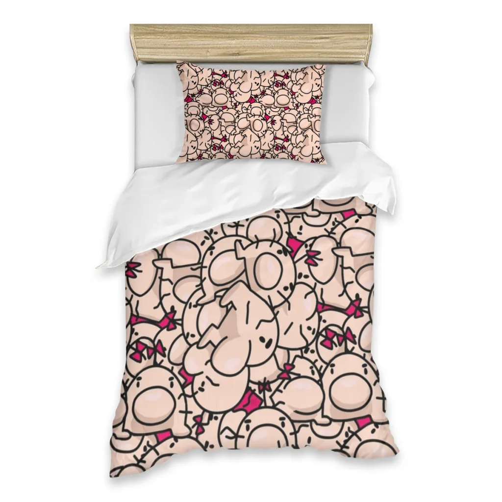 Digital Printing Bedding Set  Mr. Saturn (Mother Series) Duvet Cover Comforter Single Bedding Set