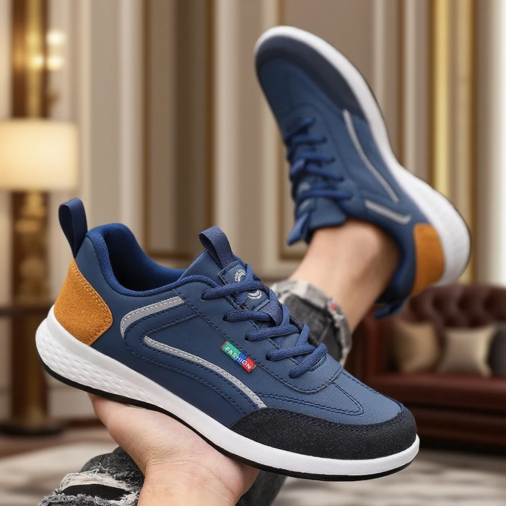 

Black Sneakers Men's Tennis Shoes Facon Loafers Bota Texana Masculino Vulcanize Shoe Suitable for Outdoor Walking and Tourism