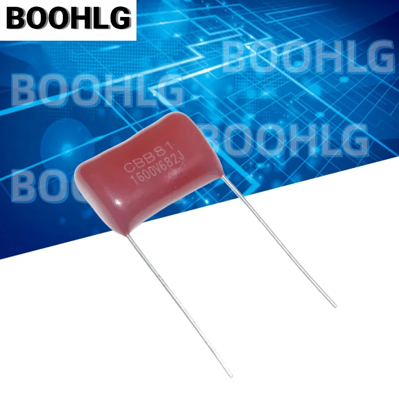 10pcs CBB 682 1600V 682J 1.6KV 6.8nF  0.0068uF P15 CBB81 Capacitance