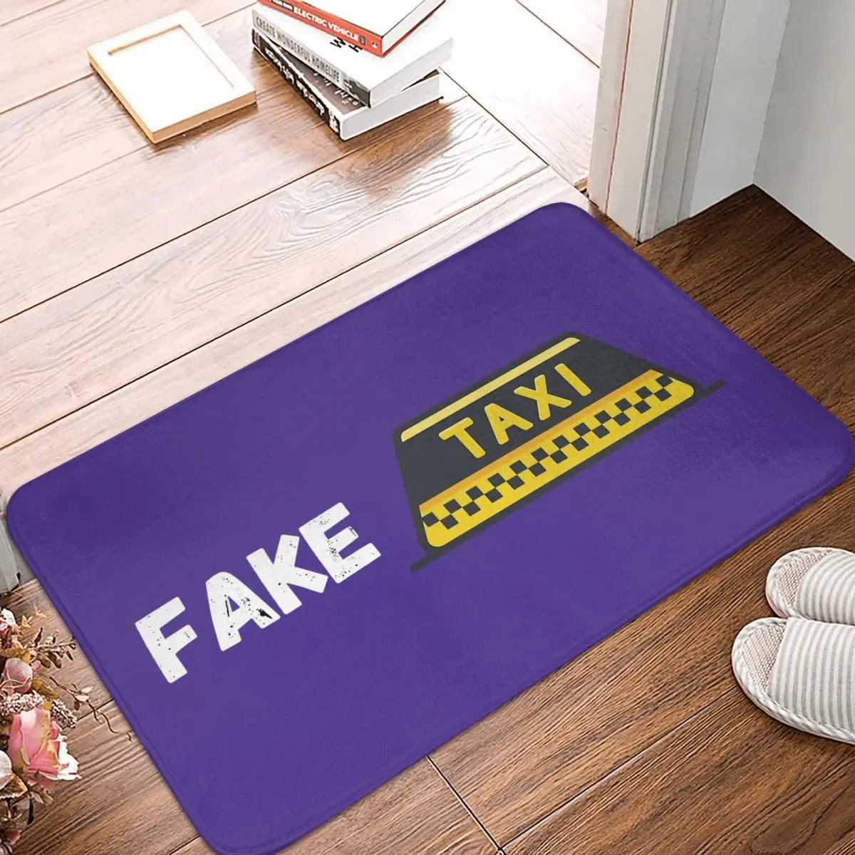 Bath Mat Fake Taxi Doormat Living Room Carpet Entrance Door Rug Home Decor