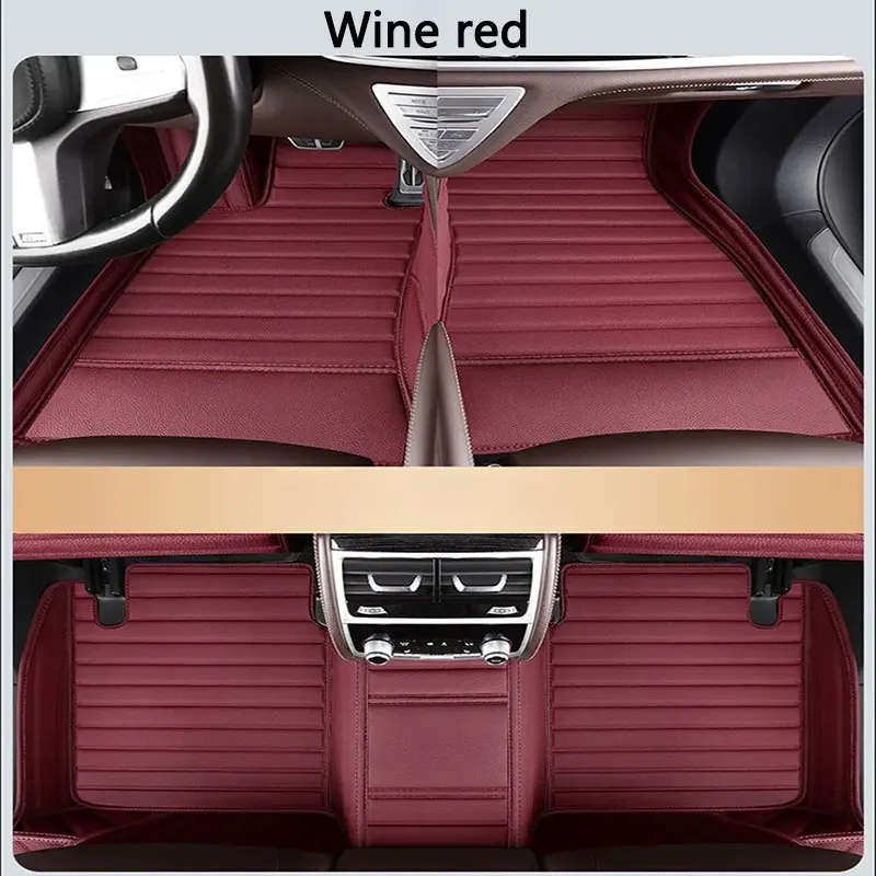 Car Floor Mats Suitable for Opel Astra k 2016~2020 Anti slip and wear-resistant PU leather car interior mat view 6