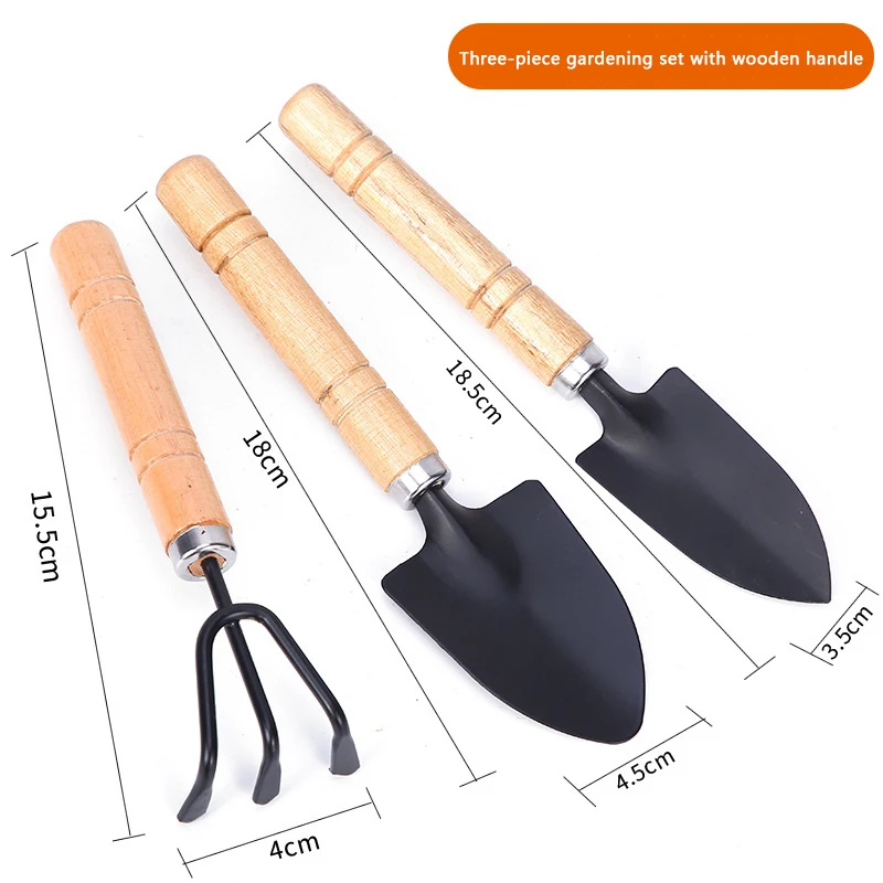 Gardening three-piece weeding and pulling tool Manual vertical weeding digger shovel Lawn root remover Garden hoe Garden supplie