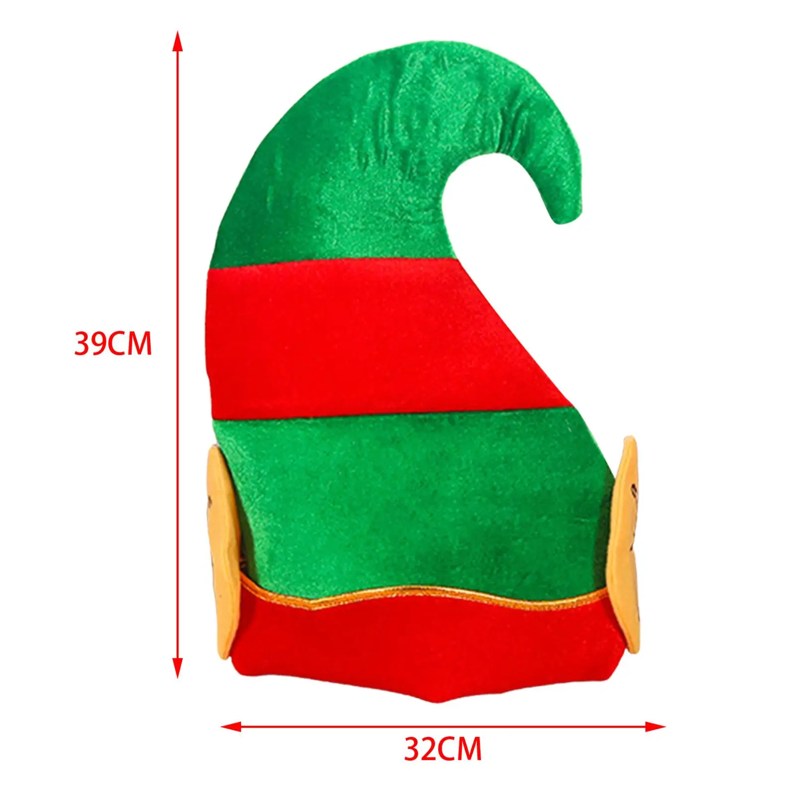 Świąteczny kapelusz elfa kostium imprezowy kapelusz dla mężczyzn kobiety rekwizyty świąteczne nowość
