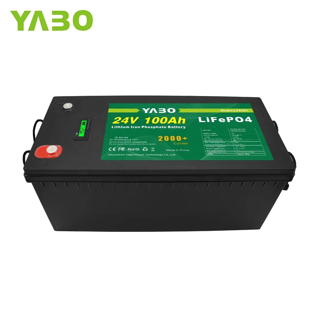 High Quality New Design 24V 100Ah LiFePO4 Lithium Battery For Golf Carts Electric Vehicles