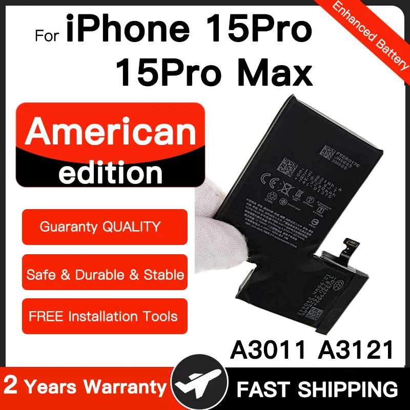 iPhone 15 Pro Max A3121 Battery 5000mAh Li-ion