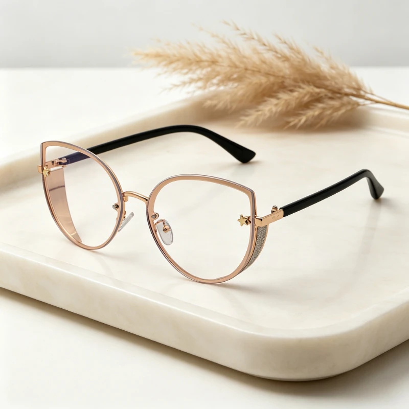 

Women's Cat Eye Blue Light Blocking Glasses Clear Lens Eyeglasses for Office & Daily Use Fashion Sunglasses UV400 Shades Gafas