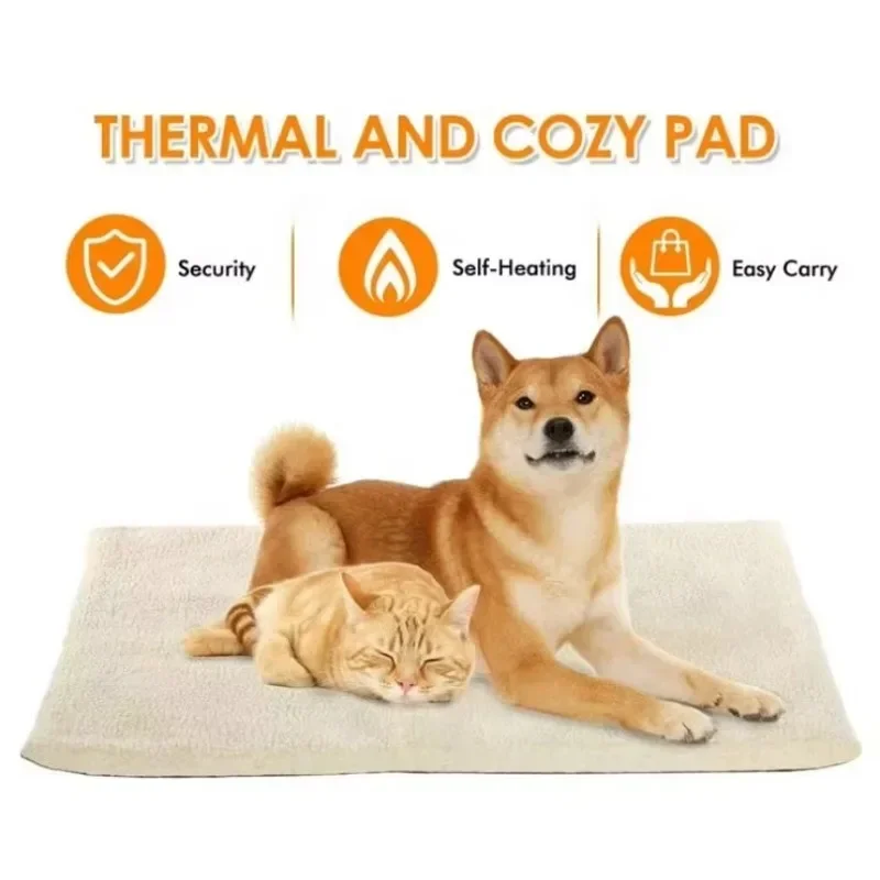 Pet Thermal Mat Self Heating Pet Pads Thermal Puppy Bed Dog Blanket Cat Bed Blanket Home Pet Rug Keep Warm Sleeping Cover